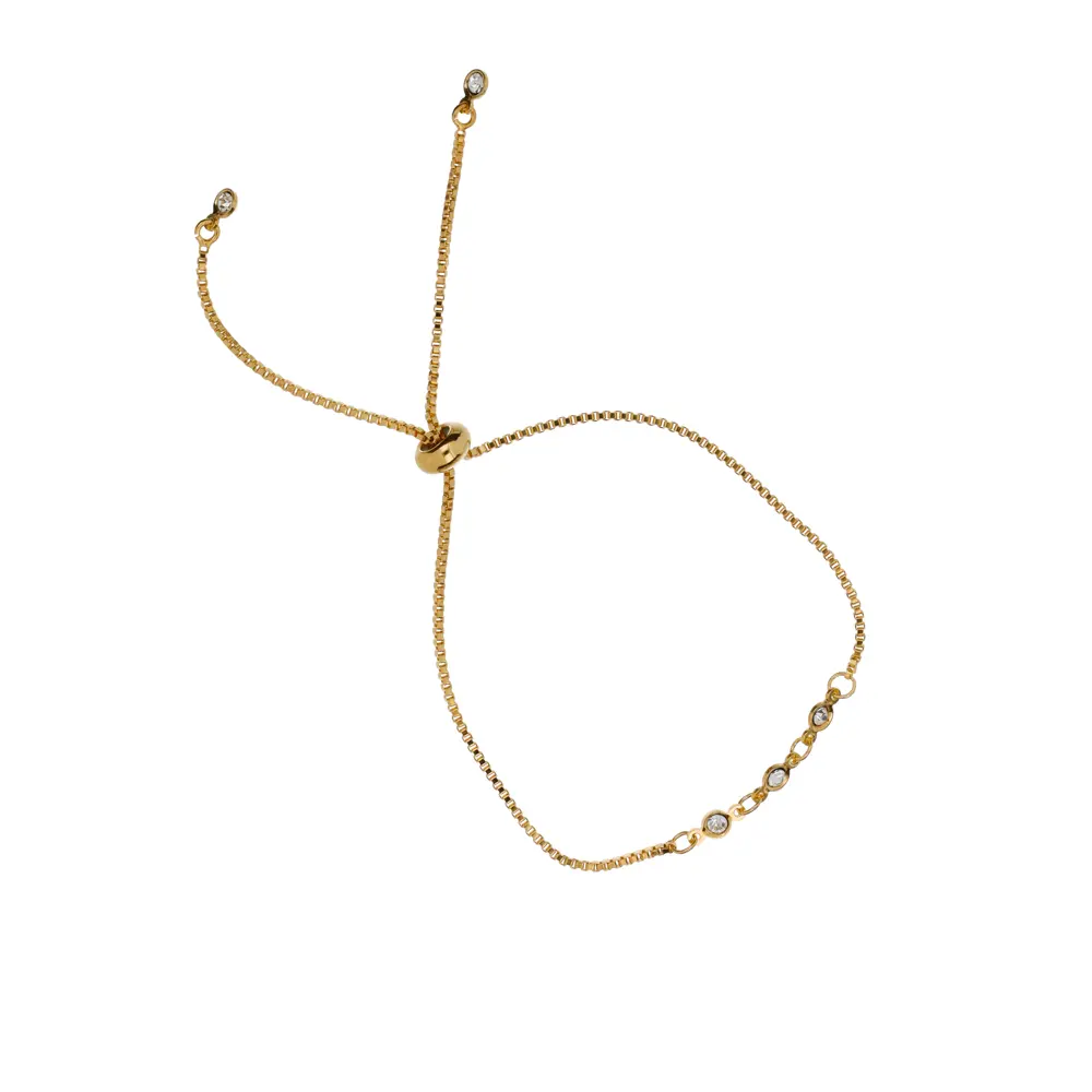 1001 Pulsera Tres Cristales Bc